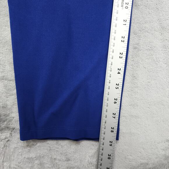 Slinky Brand Pants Womens 1X Blue Pull On High Rise Tapered Ankle Stretch Casual - Picture 7 of 9